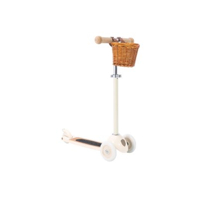 BANWOOD Trottinette 3 roues -  - Cr&egrave;me