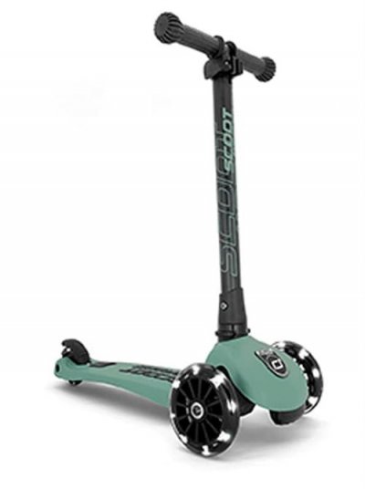 SCOOT & RIDE Trottinette 3 Roues Highwaykick 3 LED Vert For&ecirc;t Scoot and Ride