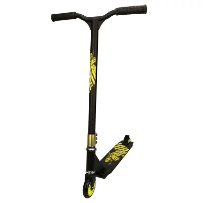 BLACK DRAGON Trottinette  freestyle - noir et jaune 425678