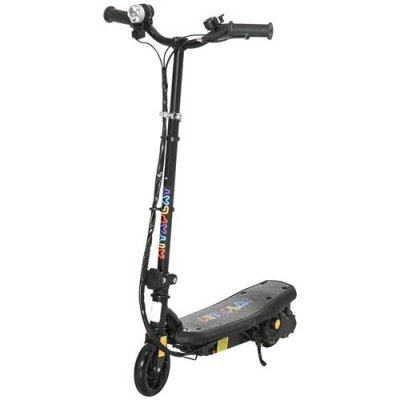 Trottinette &eacute;lectrique 120 W pliable pour enfant 7-14 ans 12 Km/h max. autonomie 10 Km max. noir