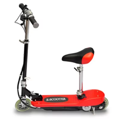 HELLOSHOP26 Trottinette &eacute;lectrique avec si&egrave;ge 120 watts rouge  02_0004593 