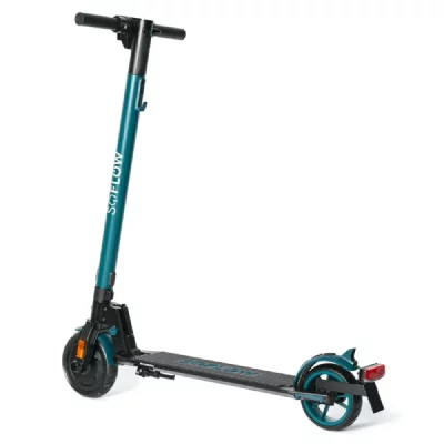 SOFLOW Trottinette &eacute;lectrique  S01 Noire/Verte - 36V/300W Vitesse Maximale 20 KM/H Autonomie 12KM