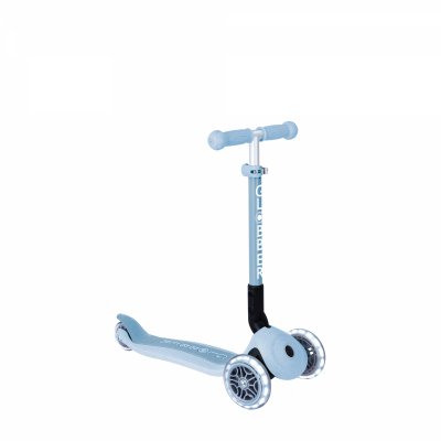 GLOBBER Trottinette enfant 3 roues Junior Foldable Lights Eco Blueberry