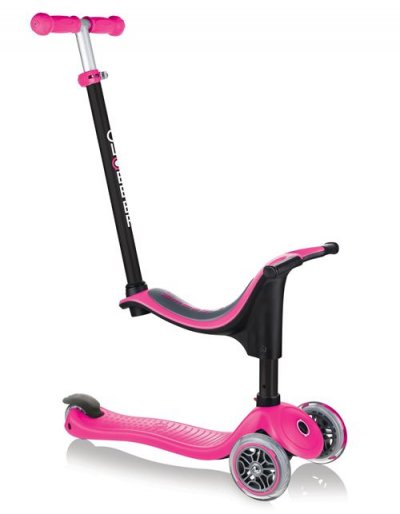 GLOBBER Trottinette EVO 4 en 1 - Rose
