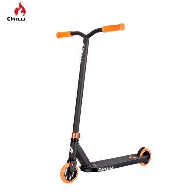 CHILLI PRO SCOOTER Trottinette freestyle  base noir et orange