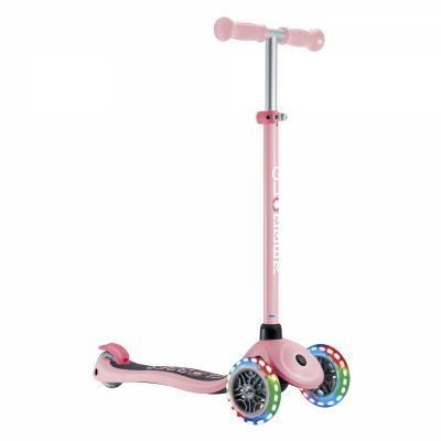 GLOBBER Trottinette primo lights rose pastel