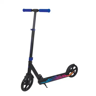 SCHILDKROT Trottinette Schildkr&ouml;t City Scooter Street Artist 2.0. Bleu 200mm