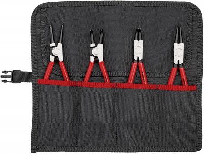KNIPEX Trousse Compos&eacute;e D'un Jeu De 4 Pinces Pour Circlips (mod&egrave;le 44 Et 46)