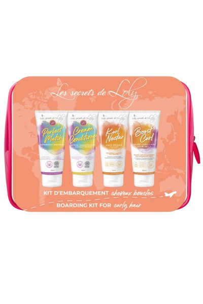 LES SECRETS DE LOLY Trousse de voyage pour cheveux boucl&eacute;s - 