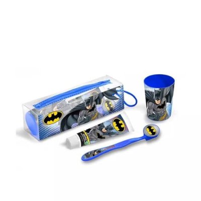 SUPER MERCHANT Trousse Gobelet, Brosse &Agrave; Dents Et Dentifrice Batman