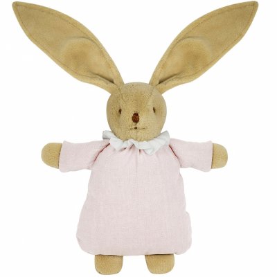 Trousselier - Lapin Nid d'Ange Doudou - Lin Rose Poudr&eacute; 20Cm