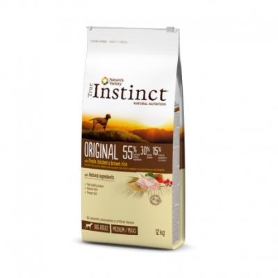 NATURE S VARIETY True instinct - chien adulte medium maxi - original au poulet - 12 kg