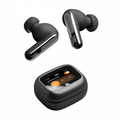 True wireless sans fil Bluetooth Live Beam 4 avec r&eacute;duction de bruit Noir et Argent