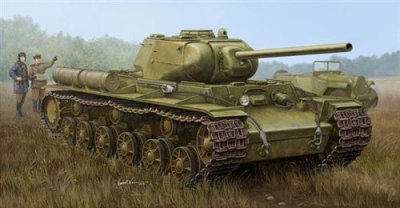 TRUMPETER  01567&nbsp;Mod&eacute;lisme Jeu de Soviet KV 1s/85&nbsp;Heavy Tank