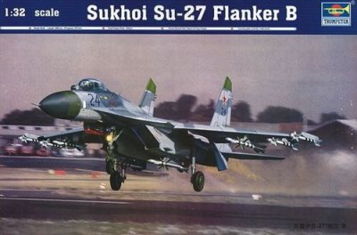 TRUMPETER  02224&nbsp;Mod&eacute;lisme Jeu de Sukhoi su 27&nbsp;Flanker B