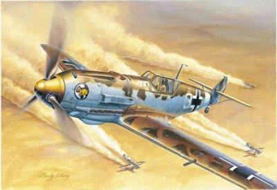 TRUMPETER  02290 kit de montage pour mod&egrave;les bf 109e-4/trop TRU02290