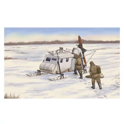 TRUMPETER  02337&nbsp;Kit mod&egrave;le Soviet Nkl Armoured-16&nbsp;aerosan