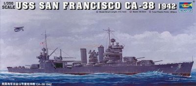 TRUMPETER  05309&nbsp;Mod&eacute;lisme Jeu de USS San Francisco CA 38