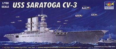 TRUMPETER  05738&nbsp;mod&egrave;le Kit USS Saratoga de 3&nbsp;CV
