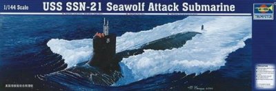 TRUMPETER  05904 Kit de mod&eacute;lisme U-Boot USS SSN-21 Seawolf