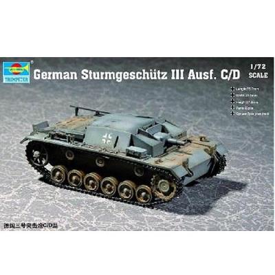 GENERIQUE Trumpeter 07257 Stug III Ausf C/D 1:72 Plastic Kit