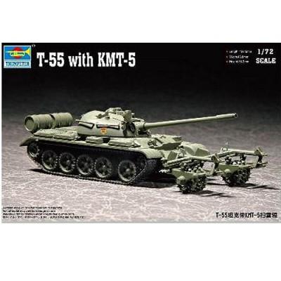 TRUMPETER  07283 Kit de mod&eacute;lisme T-55 avec KMT-5
