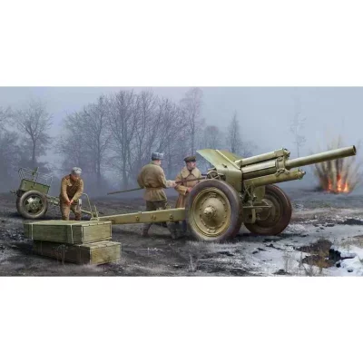 TRUMPETER  1/35 &ndash; sovi&eacute;tique 122mm Howitzer 1938 M-30 Early