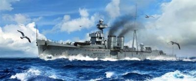 TRUMPETER -1/350 HMS Calcutta Mod&eacute;lisme, 005362