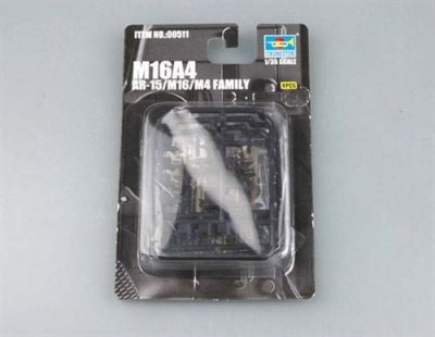 TRUMPETER  AR-15/M16/M4 Family-M16A4 (6 par bo&icirc;te) - 1/35 - Maquette