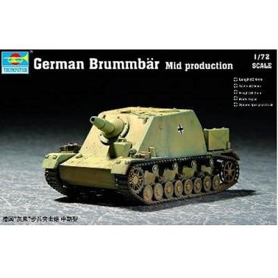 TRUMPETER  - Canon d'assaut allemand Brummbar (milieu de production)