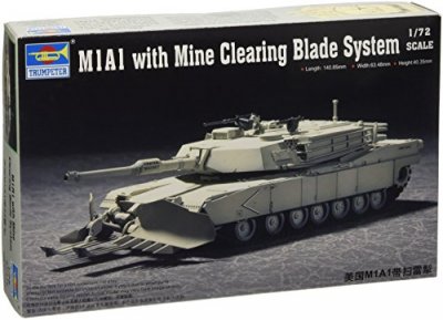 GENERIQUE Trumpeter - Char lourd US M1A1 Abrams avec lames anti mines - 1991