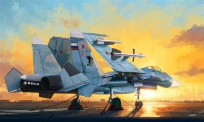 TRUMPETER  Russe Su-33&nbsp;Flanker D 1/72&nbsp;Avion Mod&egrave;le kit