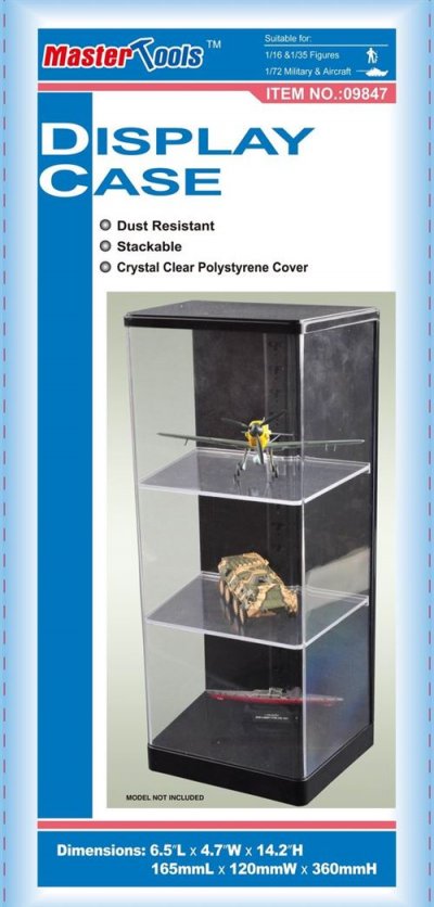  Trumpeter Vitrine 165 x 120 x 360mm- - Socle - vitrine