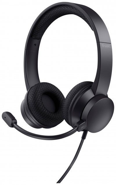 TRUST  Ayda Casque Avec fil Arceau Appels/Musique USB Type-A Noir