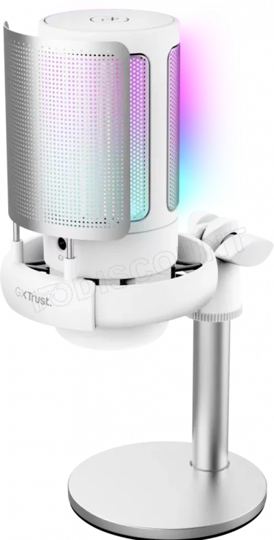 TRUST  Gaming GXT 238W Auron - Microphone - USB - blanc