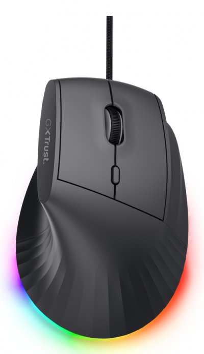 TRUST  Gxt 145 Rexxa Mouse Gaming Mano Destra Usb Tipo A 12800 Dpi