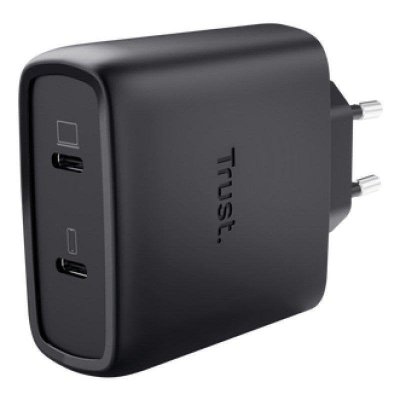 TRUST  Maxo Caricabatteria A 2 Porte Usb-c Gan Da 65 W