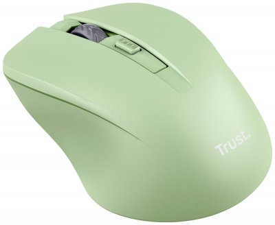 TRUST  MYDO SILENT Souris radio optique vert 4 Boutons 1800 dpi