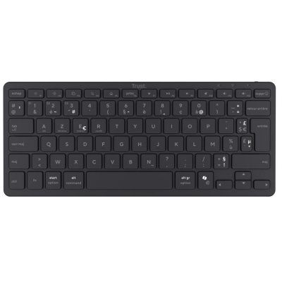 TRUST  Nado II - Clavier - compact - sans fil - Bluetooth - AZERTY - Fran&ccedil;ais - noir