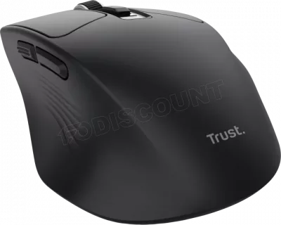 TRUST  Niven Souris sans Fil Multi-Appareils Bluetooth + 2.4 GHz, Noir