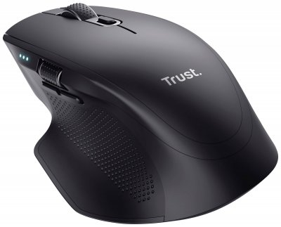 TRUST  OZAA+ MULTI-CONNECT Souris radio optique noir 6 Boutons 3200 dpi molette int&eacute;gr&eacute;e 