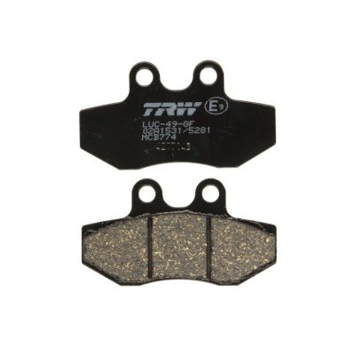 TRW  Plaquettes de frein, et m&acirc;choires moto, MCB774 Allround organique