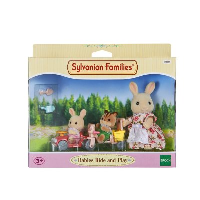 SYLVANIAN FAMILIES Trycicle et mini voiture bebe sylvanian