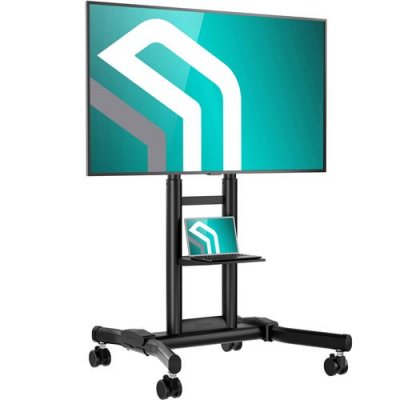 ONKRON TS1551 Meuble TV sur roulettes pour t&eacute;l&eacute;viseurs de 32 &agrave; 65 pouces