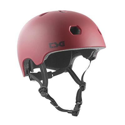 TSG  Meta Solid Color Casque Bowl Adulte Unisexe, Oxblood, L-XL
