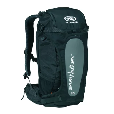 TSL  Snowalker 15, Sac &agrave; dos raquettes mixte adulte, Noir, Unica