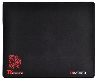 THERMALTAKE TT ESPORTS Tapis de souris gamer Dasher - Noir - 360 x 300 x 4 mm
