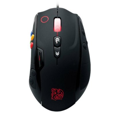 TT ESPORTS  VOLOS - Souris - laser - 14 boutons - filaire - USB - noir