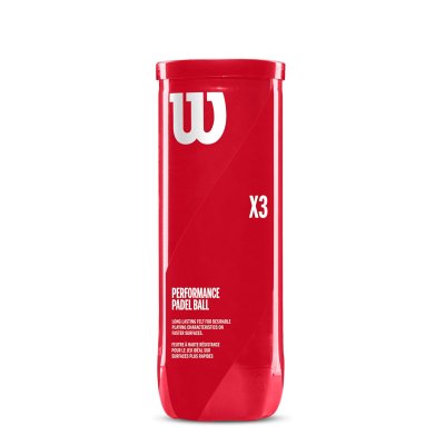 WILSON Tube De 3 Balles De Padel Pressuris&eacute;es -  Padel X3 - 