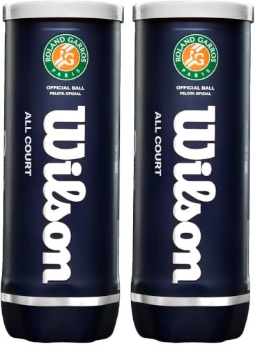 Tube De 3 Balles De Tennis Wilson Roland Garros Toutes Surfaces